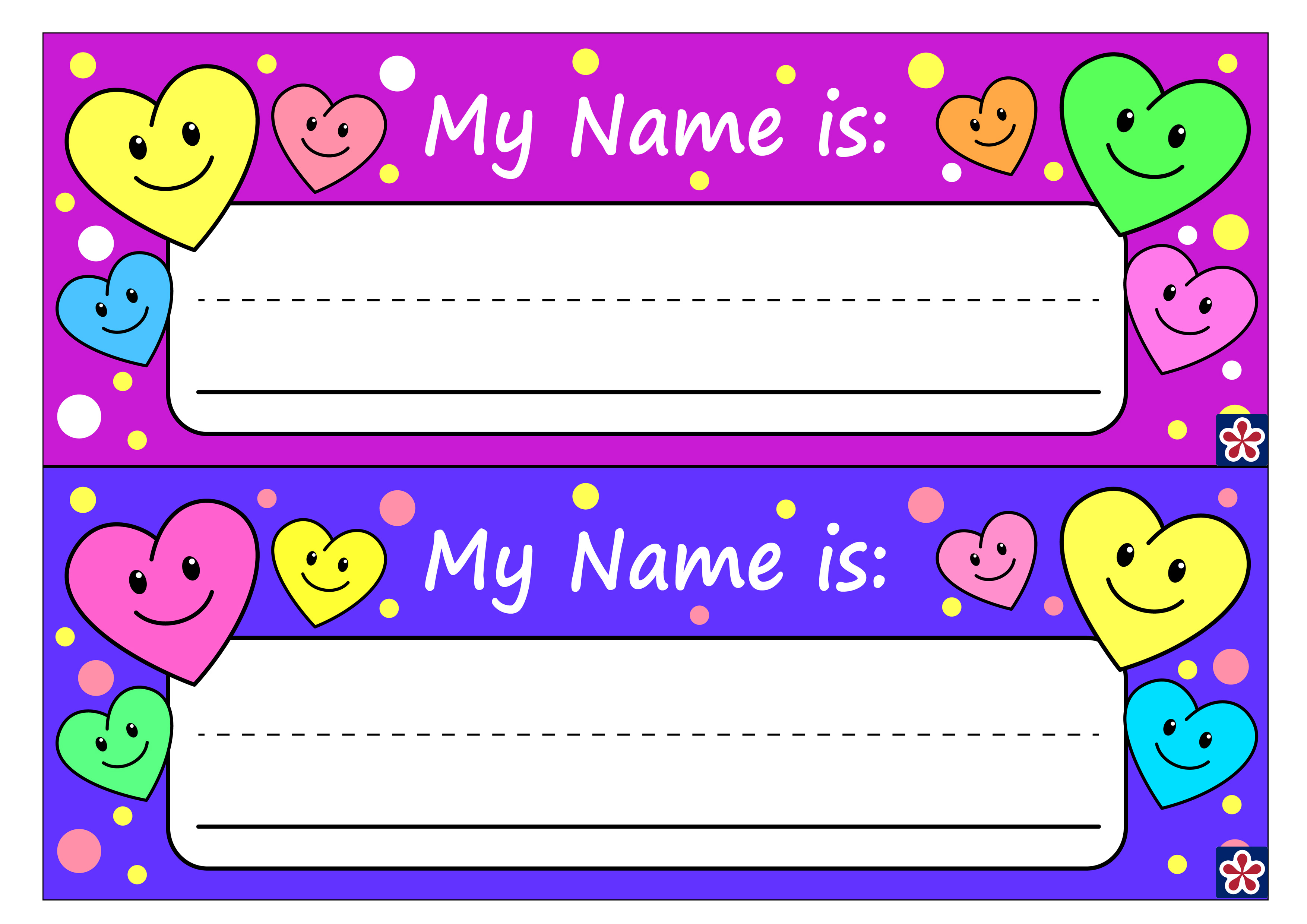 pics Free Printable Name Tags For Preschoolers teachersmag com