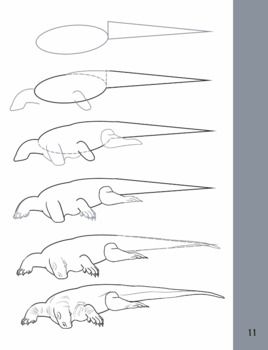 How To Draw A Komodo Dragon - Sedelco